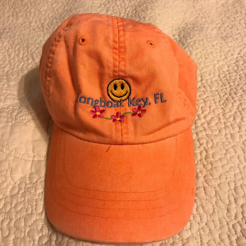 Longboat Key orange hat in kids size
